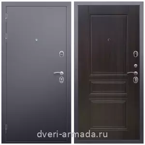 Взломостойкие входные двери, Дверь входная железная Армада Люкс Антик серебро / МДФ 6 мм ФЛ-243 Эковенге красивая с порошковым покрытием