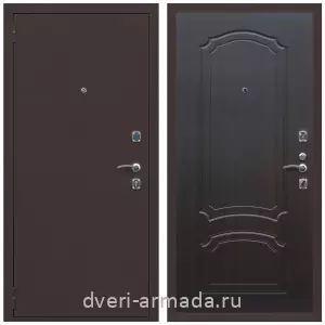 Входные двери Эврика, Дверь входная Армада Комфорт Антик медь / МДФ 6 мм ФЛ-140 Венге