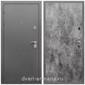 Взломостойкие входные двери, Дверь входная Армада Оптима Антик серебро / МДФ 6 мм ПЭ Цемент темный