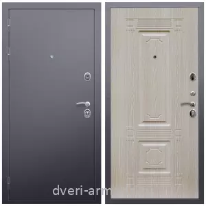 Взломостойкие входные двери, Дверь входная Армада Люкс Антик серебро / МДФ 16 мм ФЛ-2 Дуб белёный