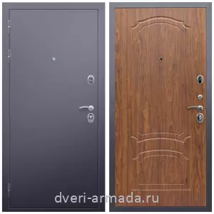 Взломостойкие входные двери, Дверь входная металлическая утепленная Армада Люкс Антик серебро / МДФ 6 мм ФЛ-140 Морёная береза двухконтурная