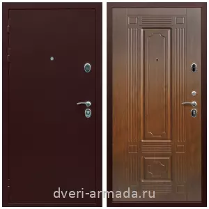 Взломостойкие входные двери, Дверь входная Армада Люкс Антик медь / МДФ 16 мм ФЛ-2 Мореная береза
